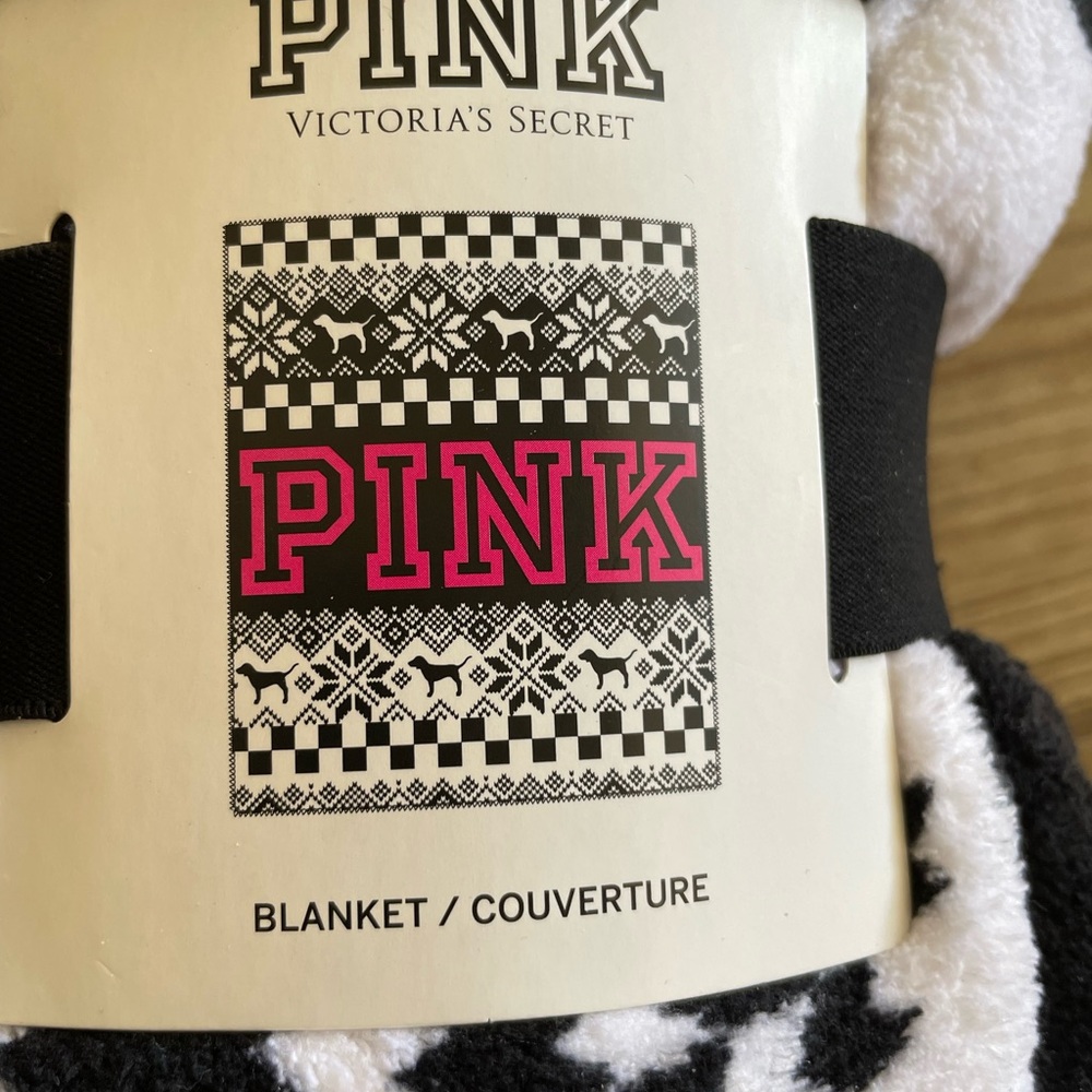 Pink Victoria Secret Blanket - Picture 2 of 4
